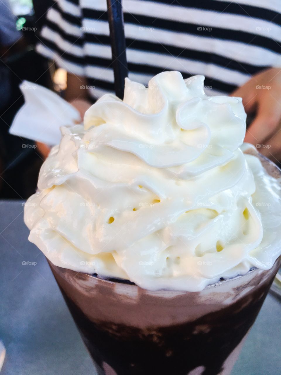 Chocolate milkshake 