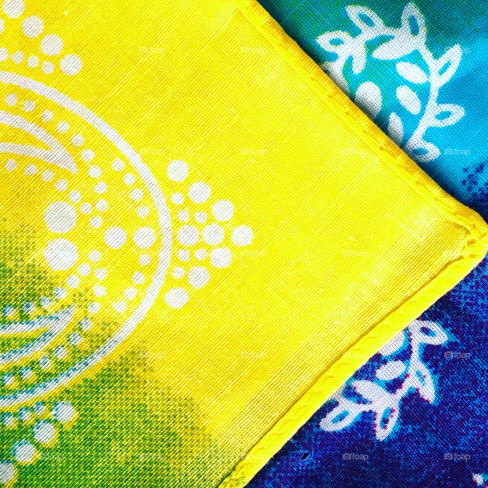 Yellow fabric