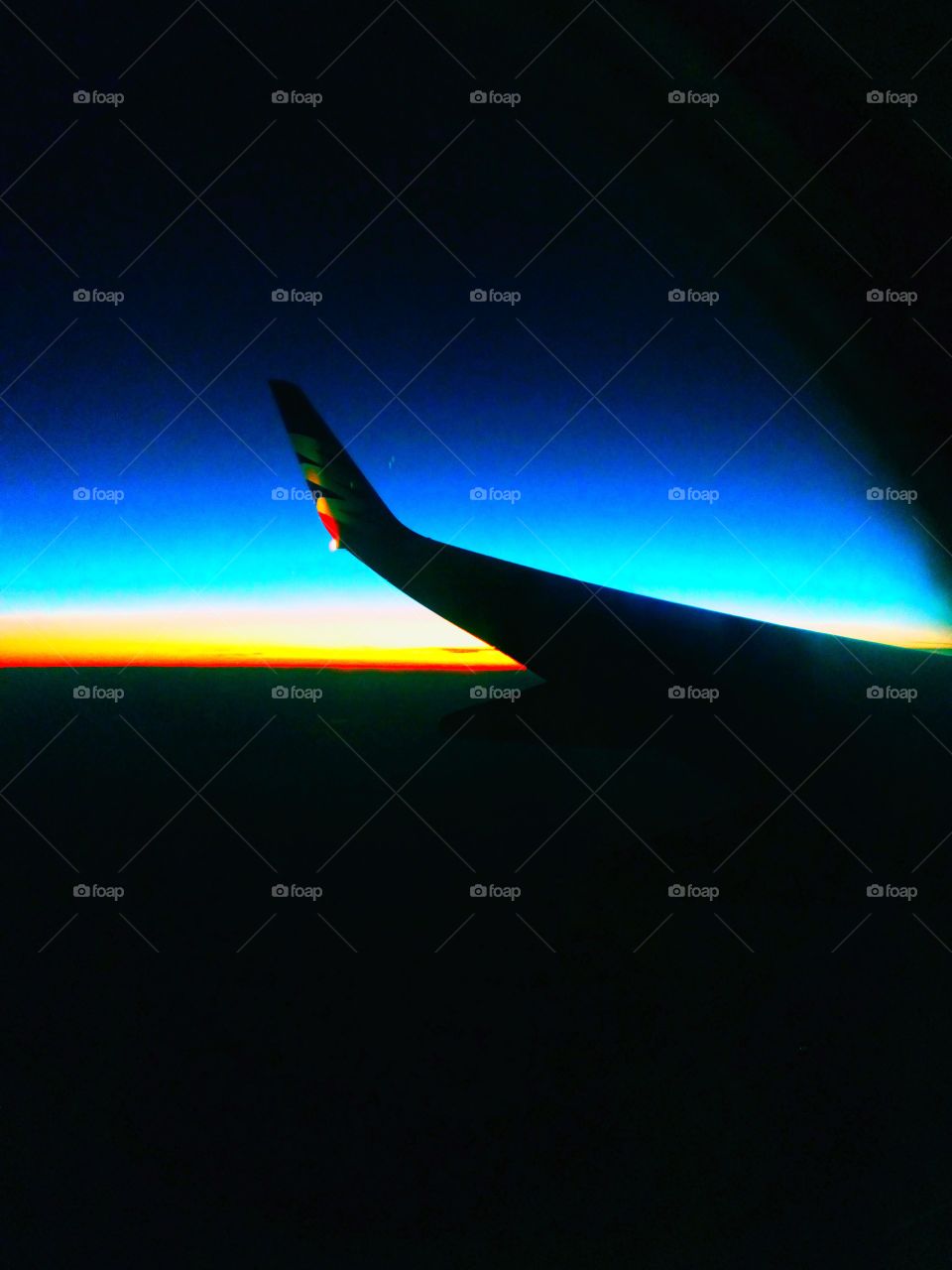 Sunset in boeing