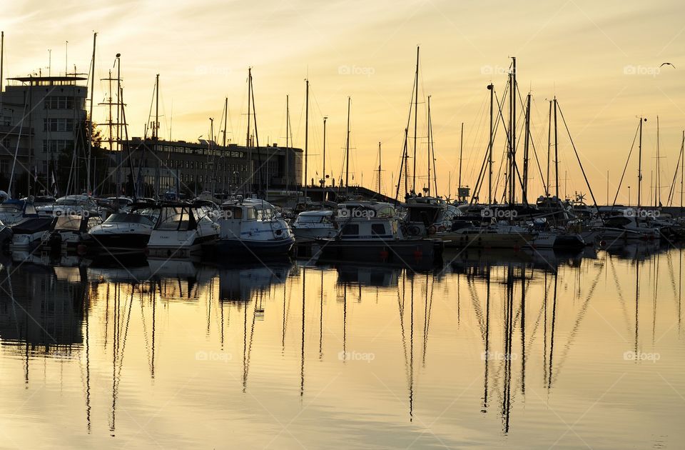 Water, Sea, Pier, Harbor, Reflection