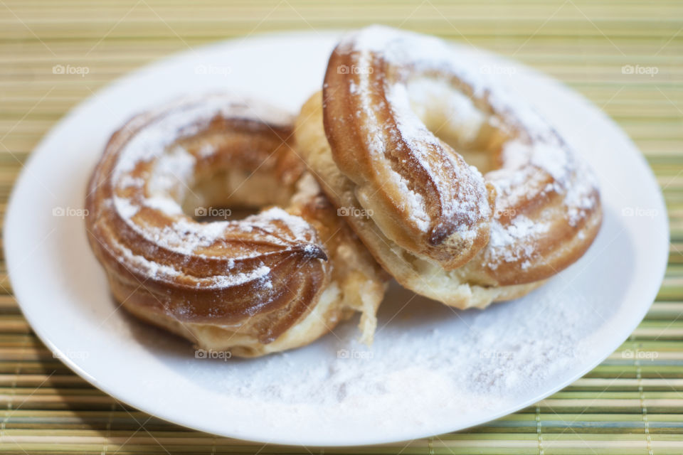 Close-up of dessert