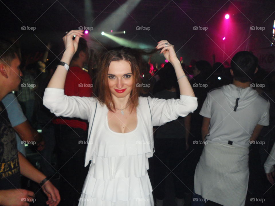 When she was really happy