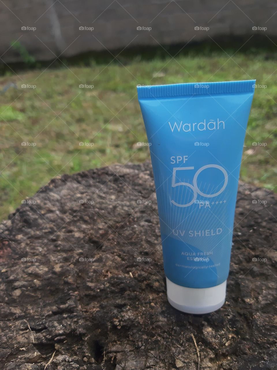 Beauty products, used to protect facial skin from UV.