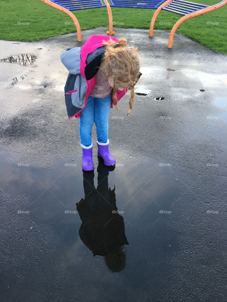 Puddle reflection 