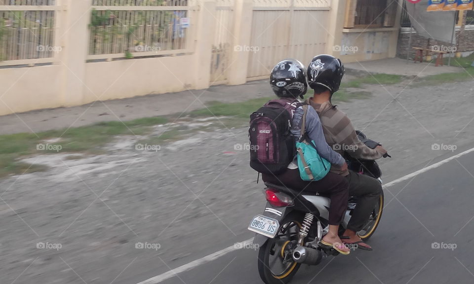 travel with motorbike