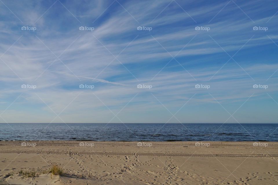 Empty sea Beach