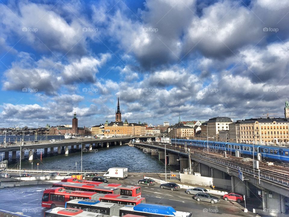 stockholm view over gamla stan