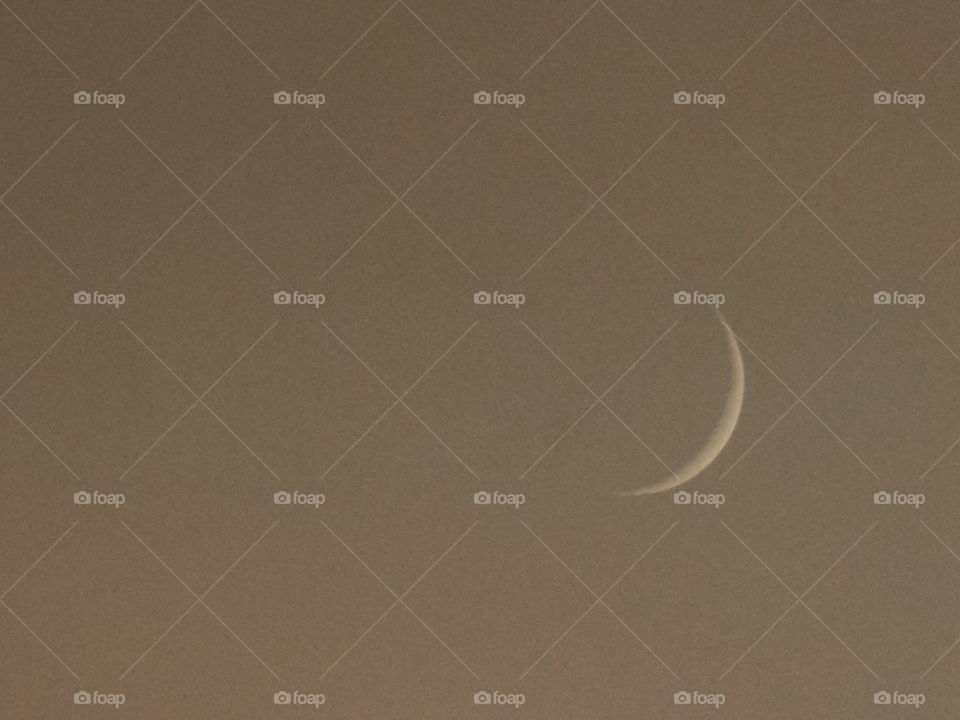 Crescent moon