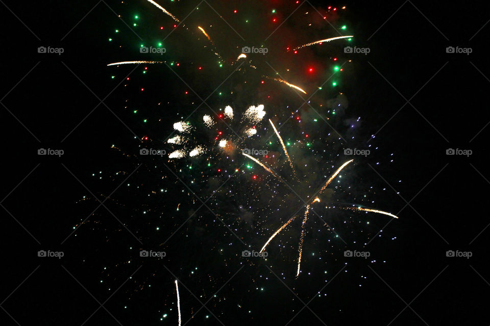 Fireworks, holiday, lights, flicker, splash, celebration, joy, sky, black sky, bright lights against the black sky, night, summer, night sky,
Bright lights of the salute against the black sky