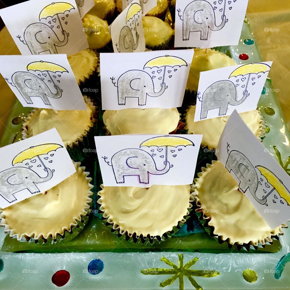 Elephant cupcakes 