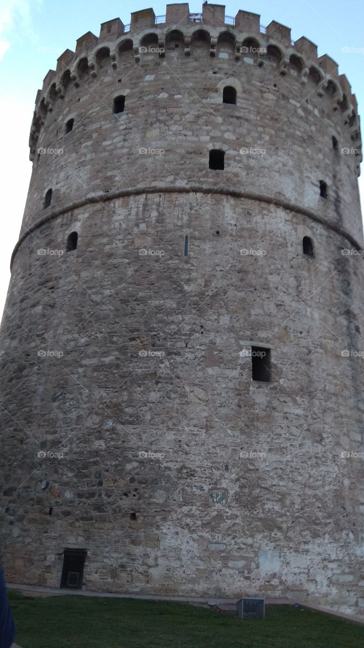 White tower in Thessaloniki Greece