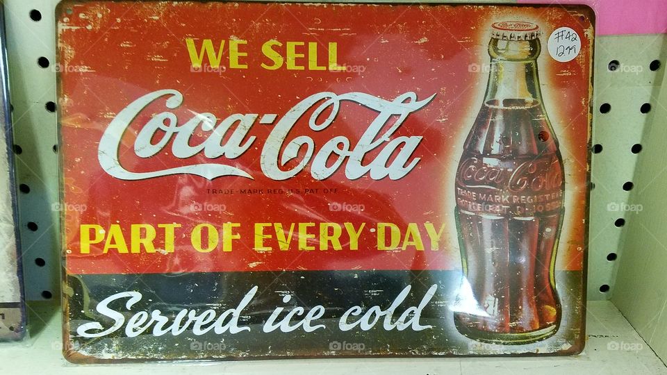 Coco Cola sign