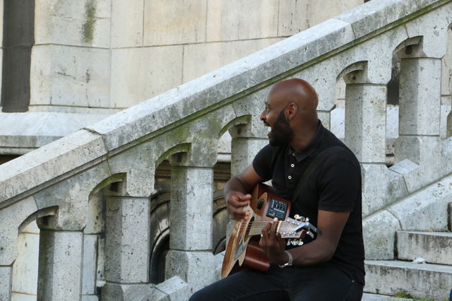 Singer street man