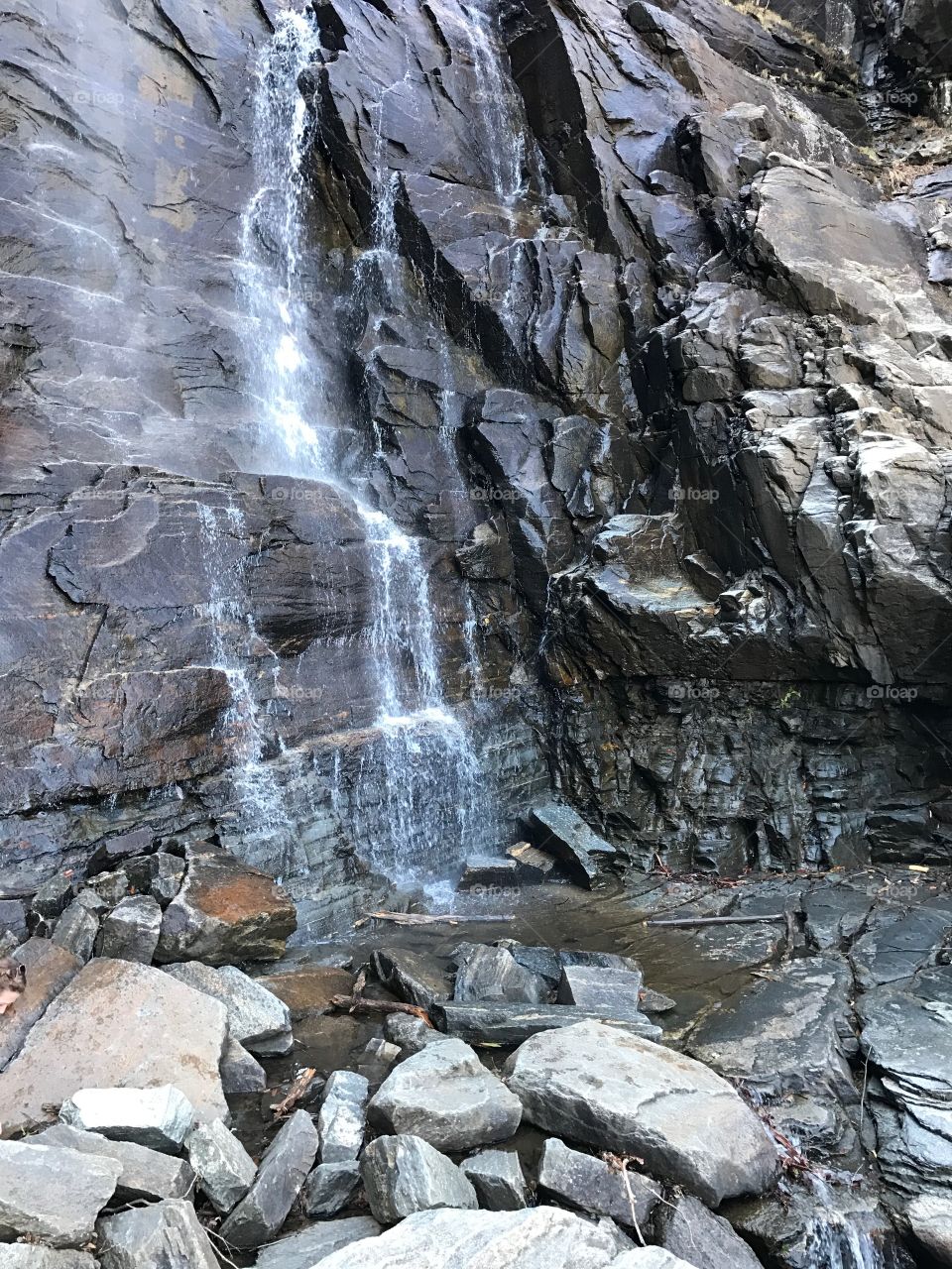Waterfall at Chimney Rock