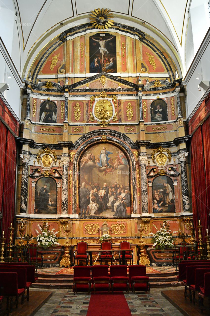 Chapel of the University. Chapel of the University of Salamanca