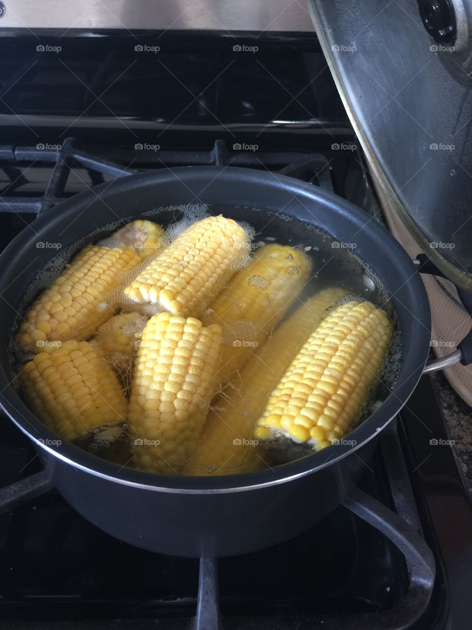 Boiling corns