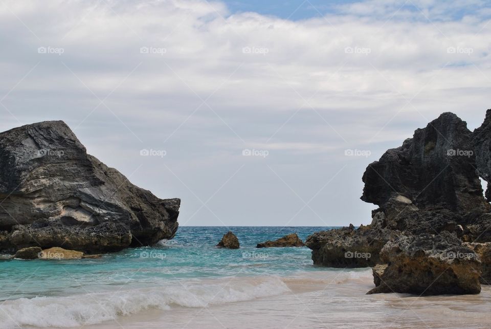 Craggy rocks