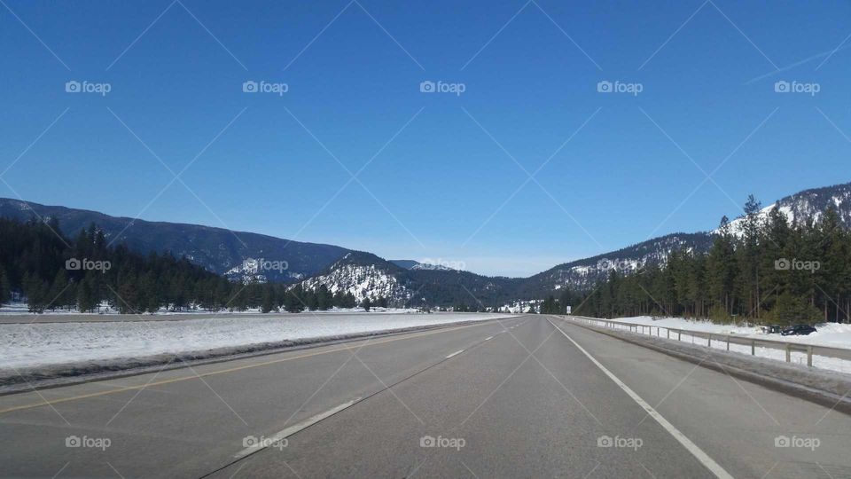 Route I90 Montana