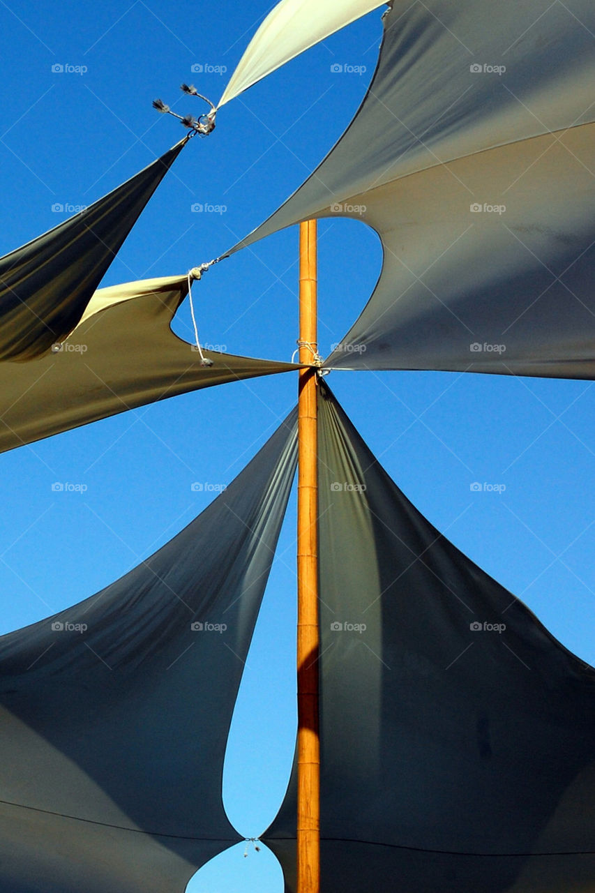 sky blue wind sail by olegdimov