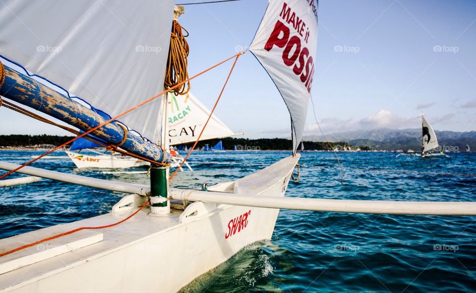 Paraw sailing 