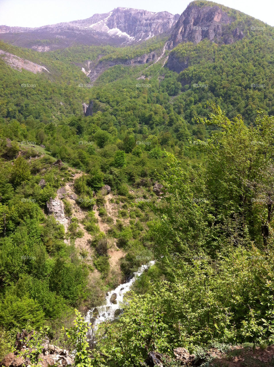 iran mountain jungle water fall by nader_esk