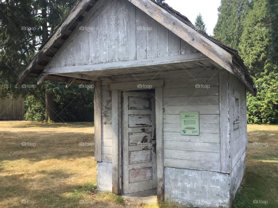 Historical architecture in Fort Langley, British Columbia, Canada for Farming 