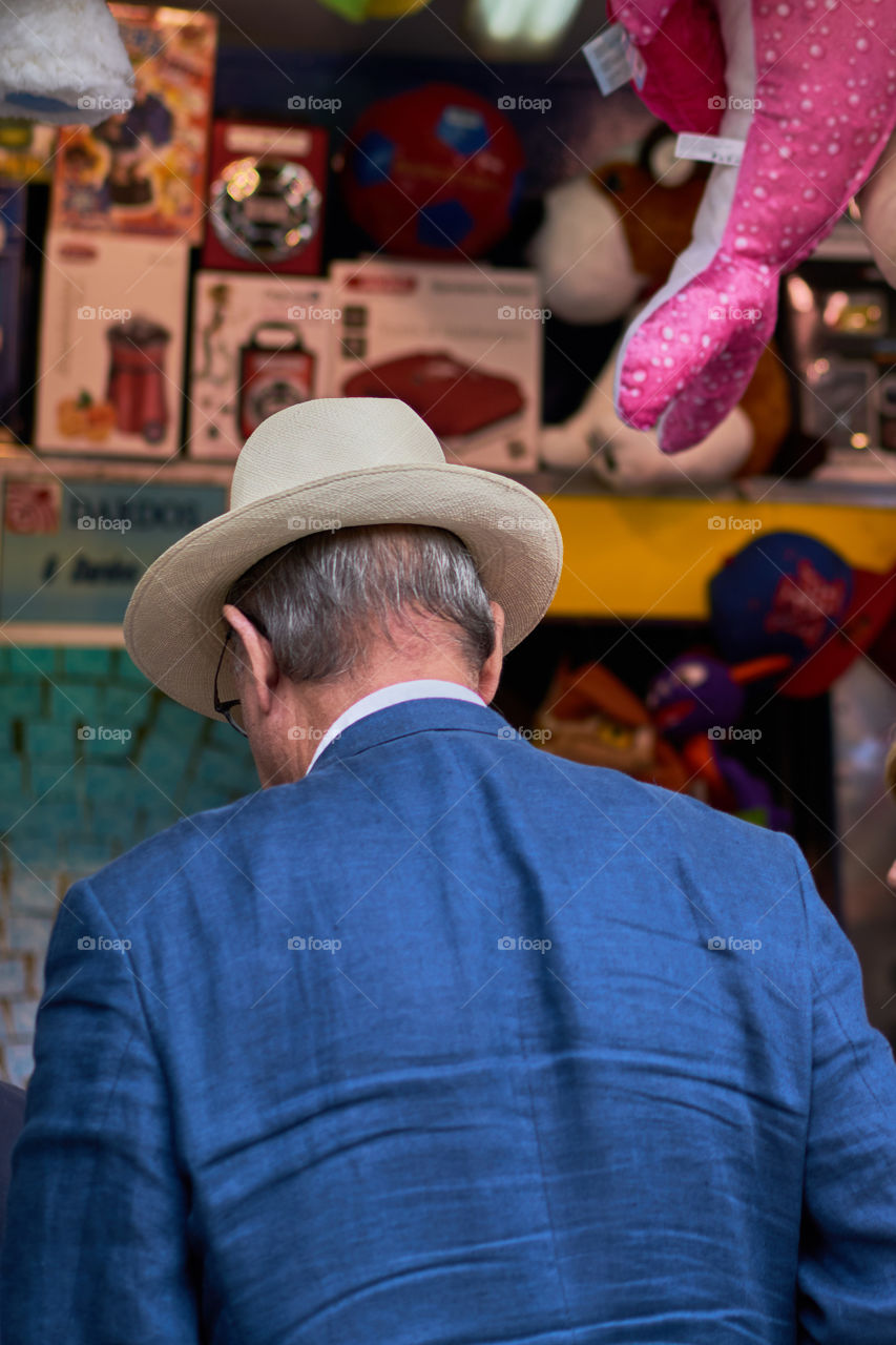 Grandpa at the fair