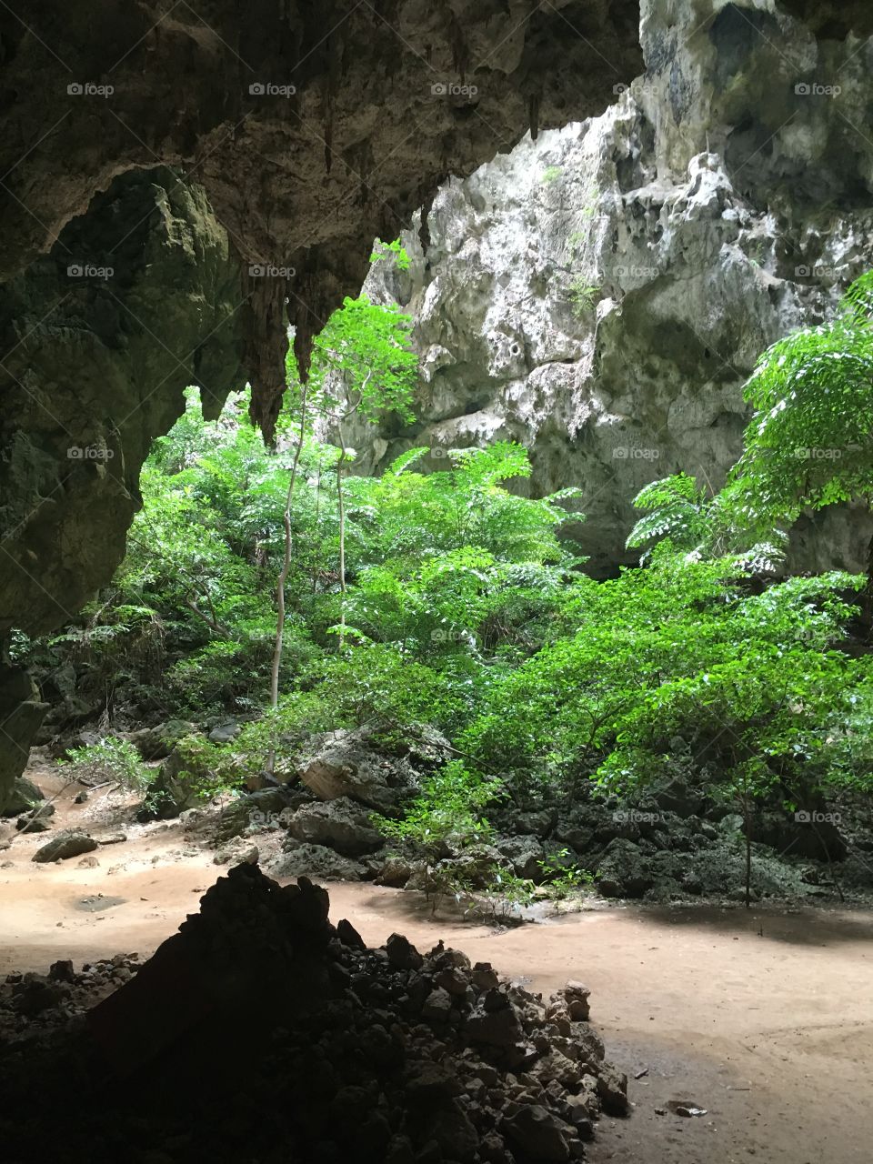 Cave in the mountains 