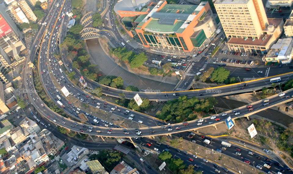 Ciudad Banesco Aerial shot of Caracas 2007