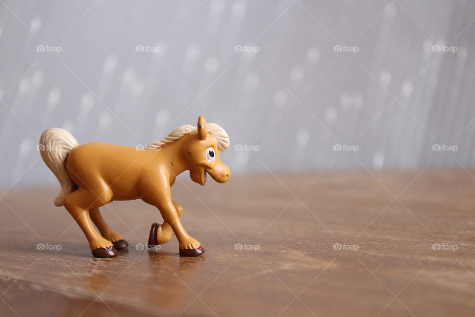 miniature plastic horse toy