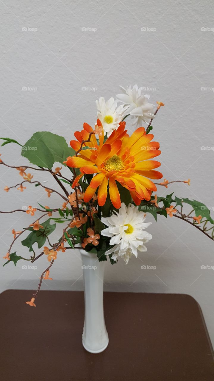 flowers in a vase