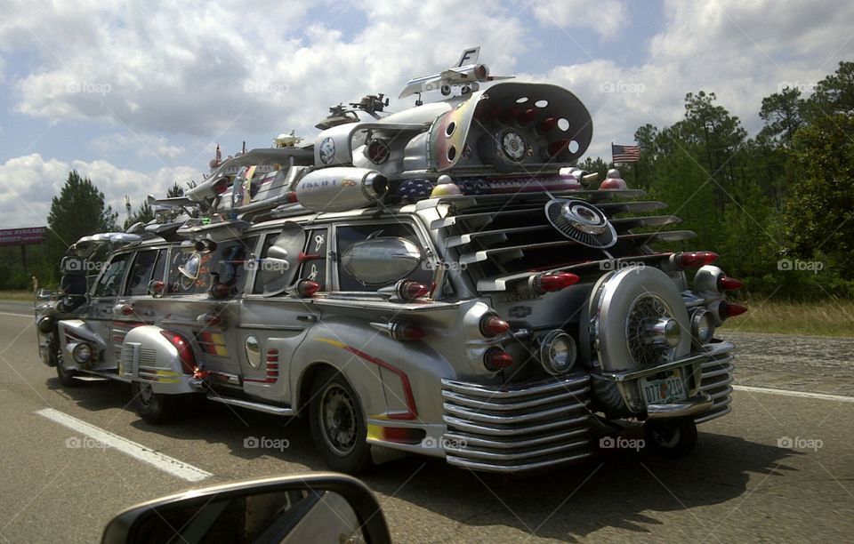 Art Car on the road