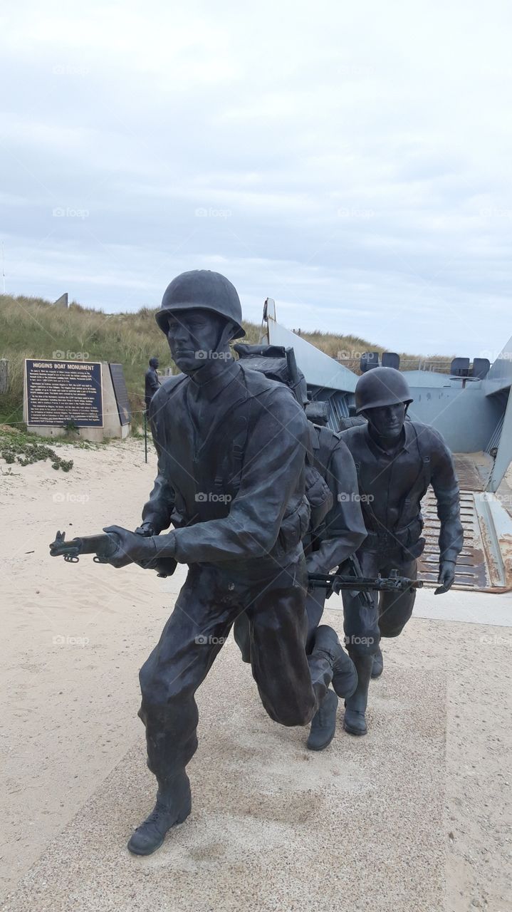 DDay evocation in Utah Beach