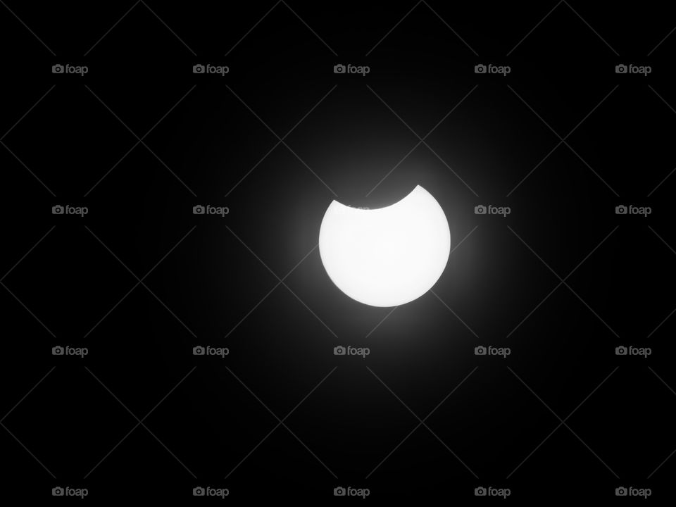 Partial solar eclipse, June 10, 2021, Germany, Lower Saxony