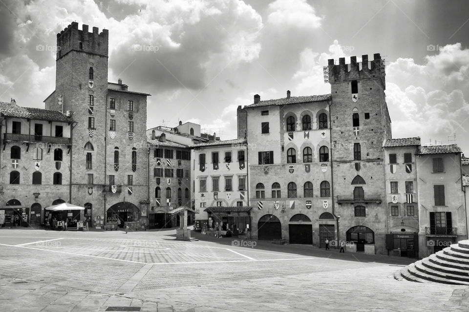 Arezzo. Italian village