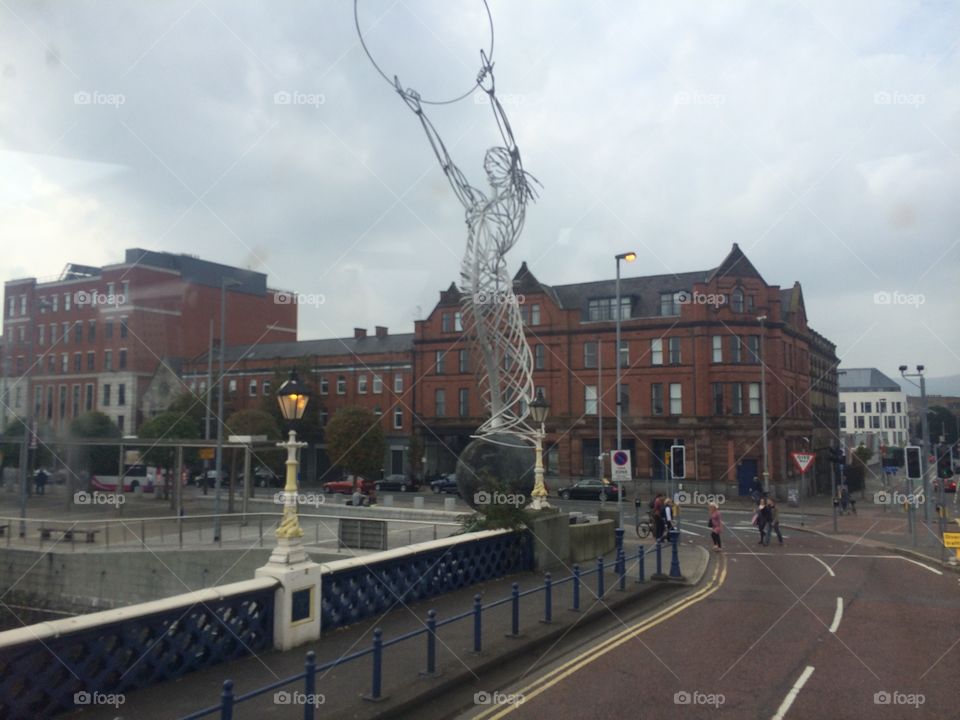 Statue. Belfast Ireland