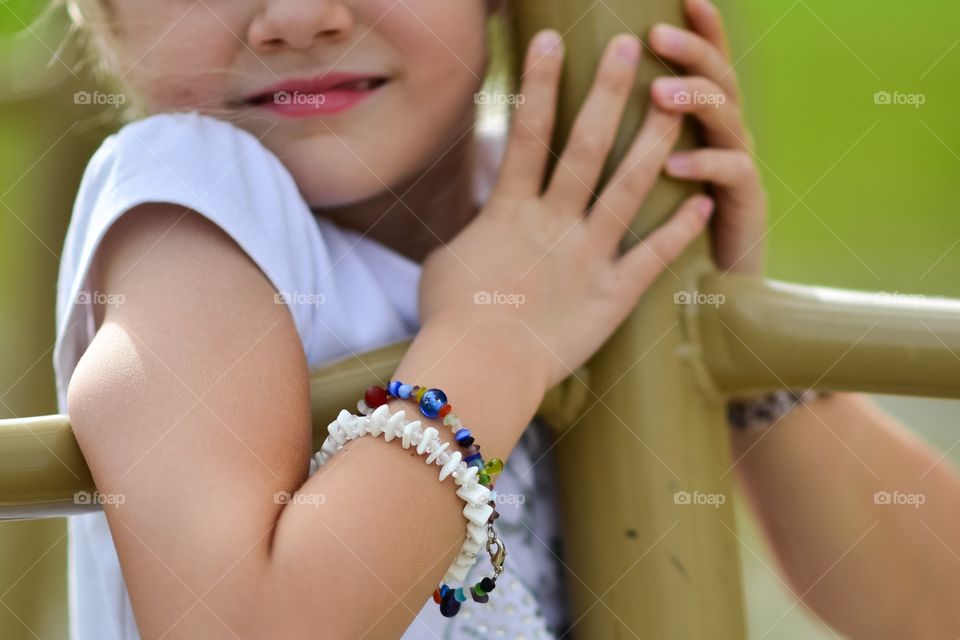 Hanging out at the playground. 