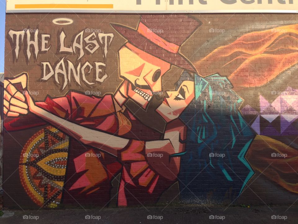 The Last Dance street art. 