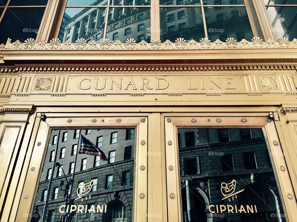 Cunard Line's Building, Wall Street, New York City / Cipriani's