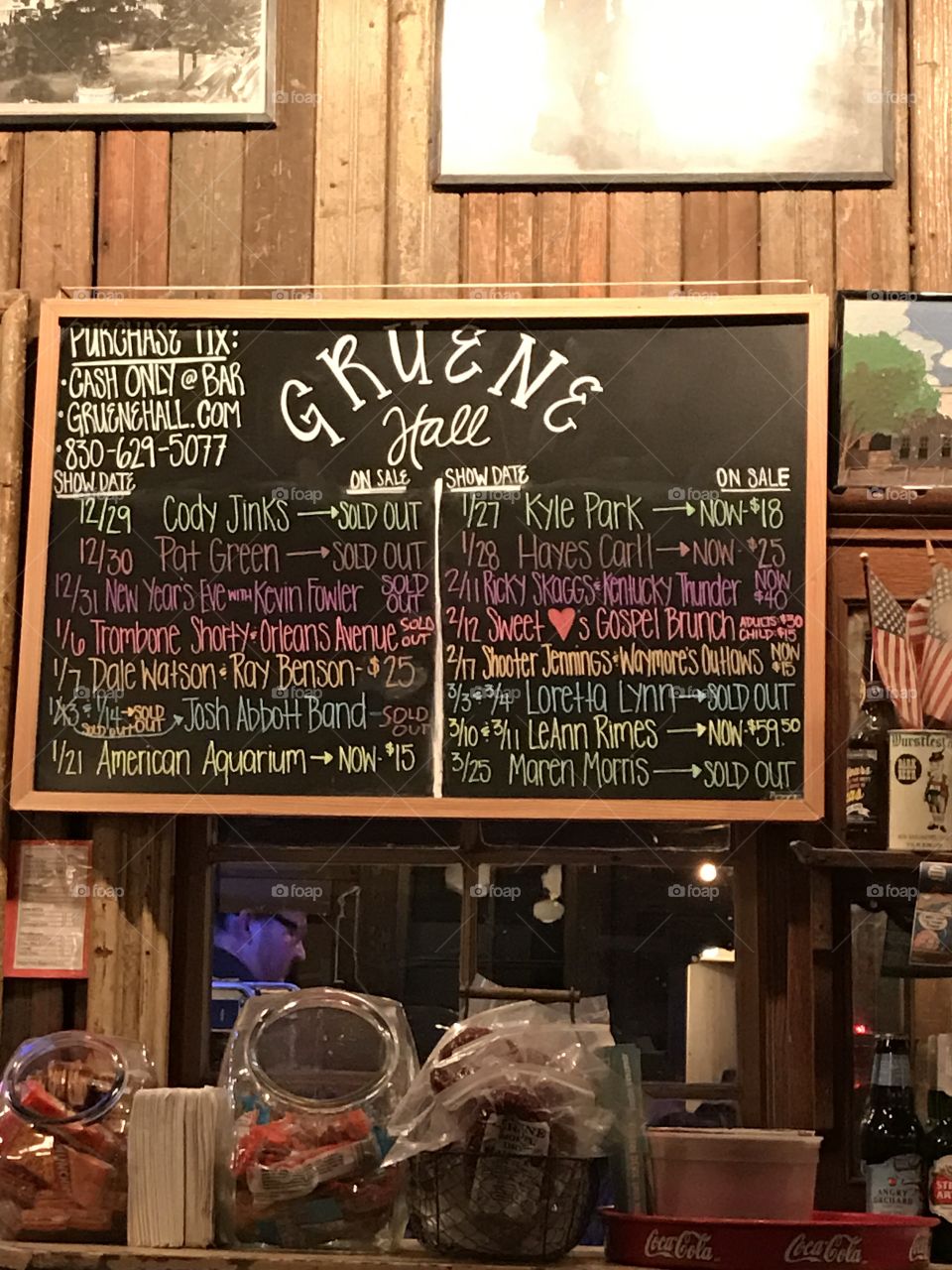 The upcoming shows at legendary Gruene Hall, one the oldest dance halls in Texas 