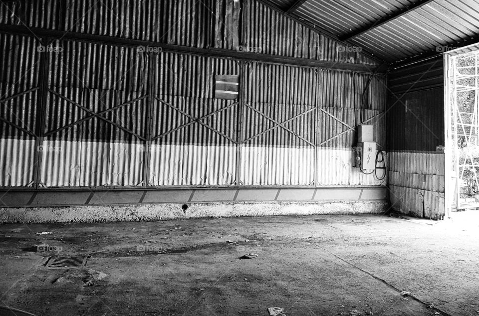 Empty garage