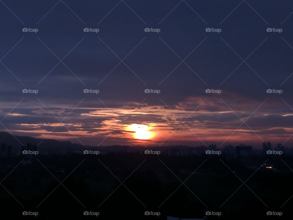 Sun is playing hide and seek