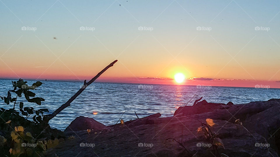 Lake Erie sunset breathe taking