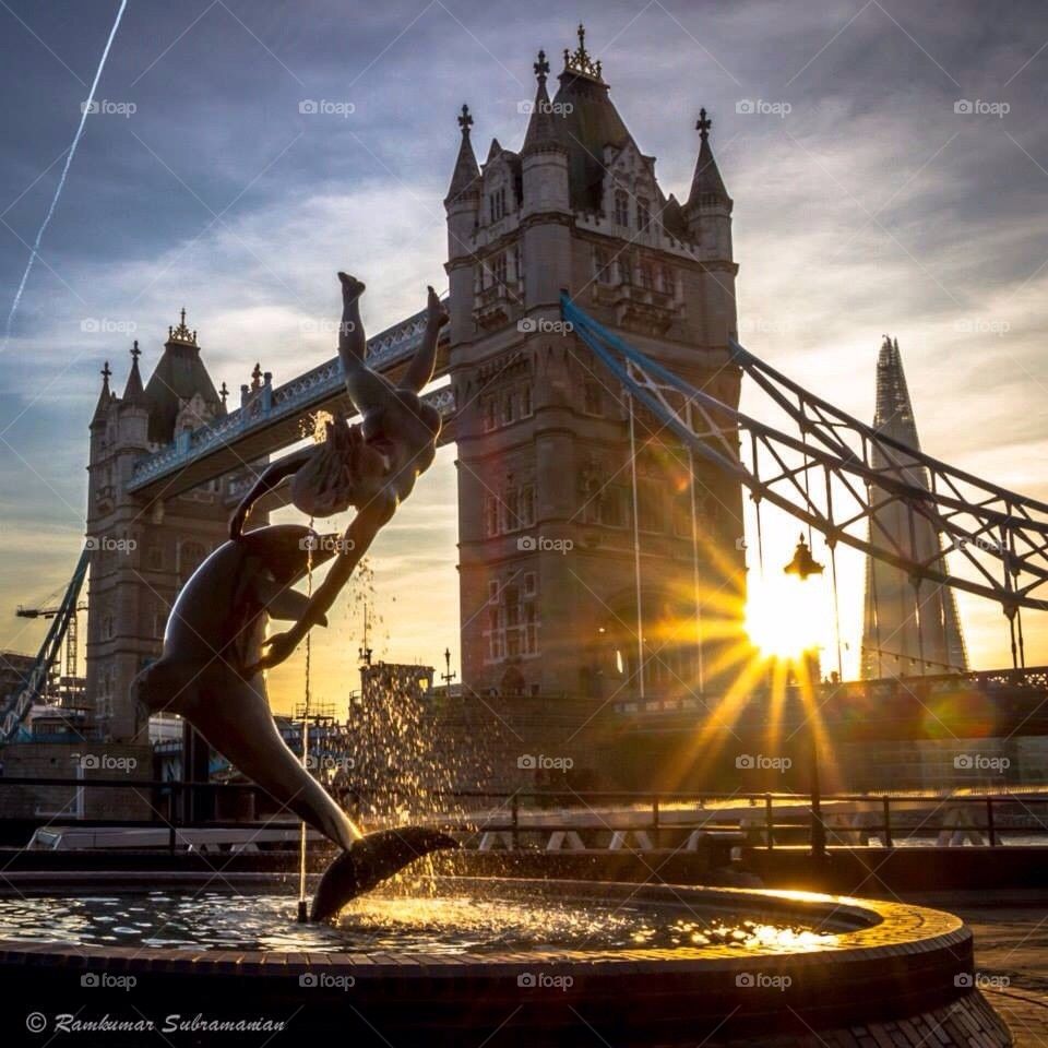 Sunset at Tower Bridge