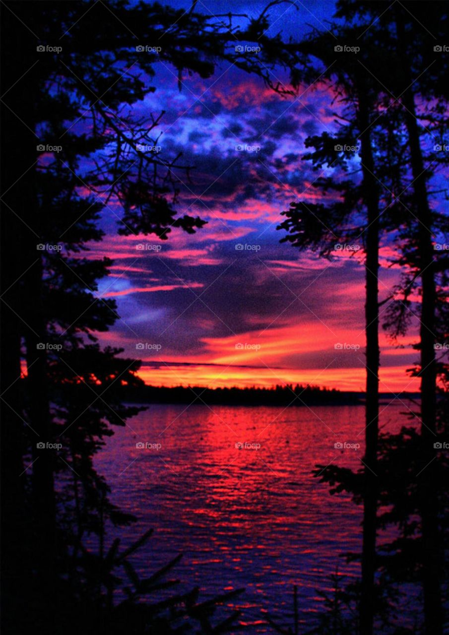 Purple Sky, beautiful view