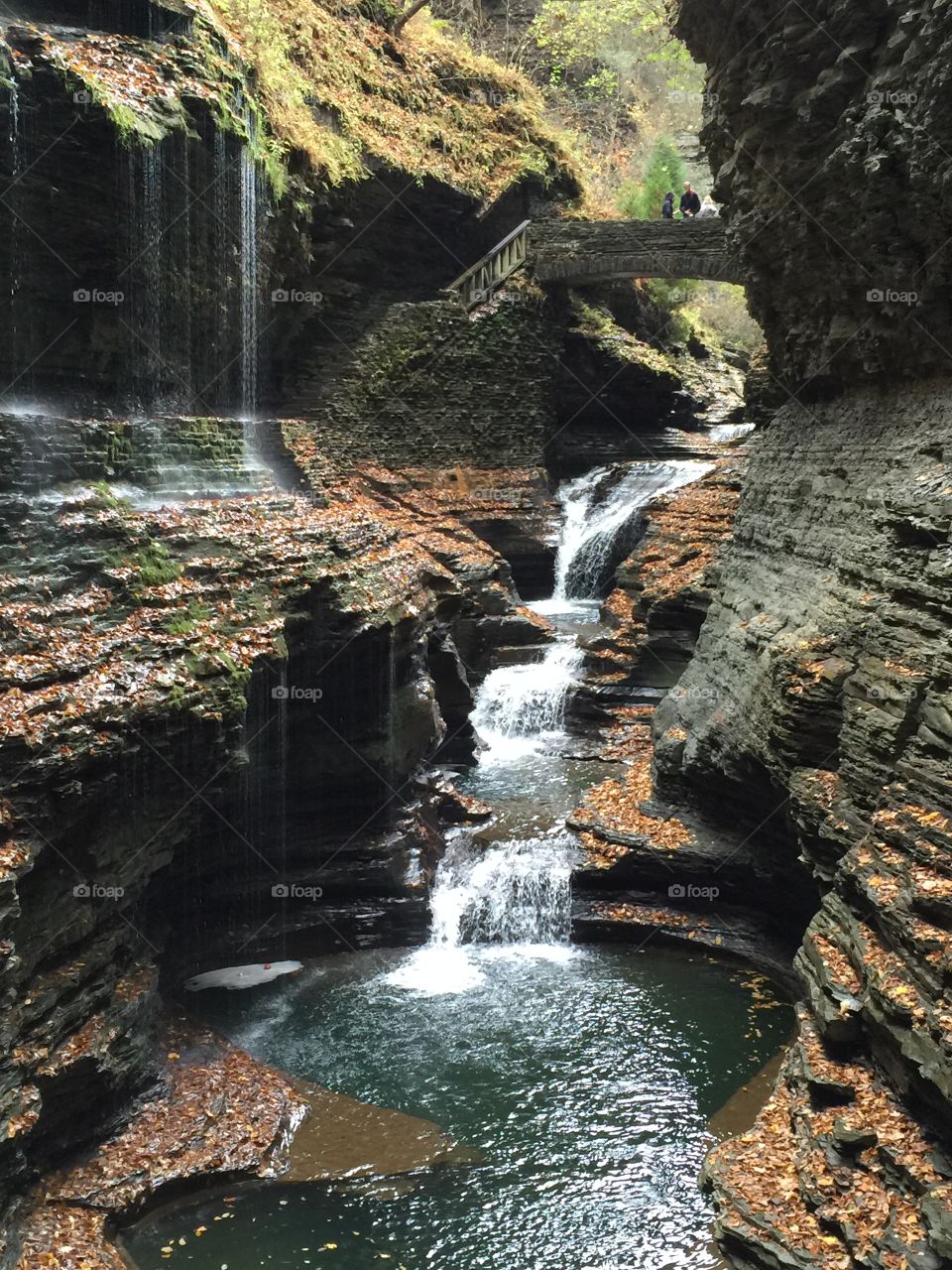 Watkins Glen State Patk Waterfalls in New York