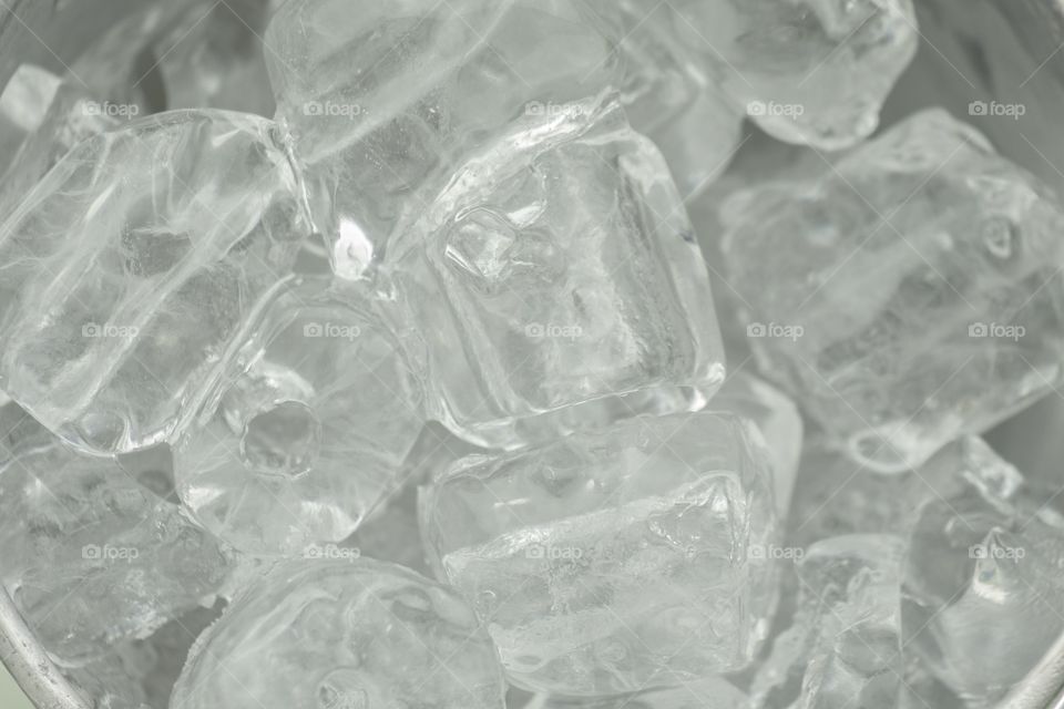 ice cubes in the box
