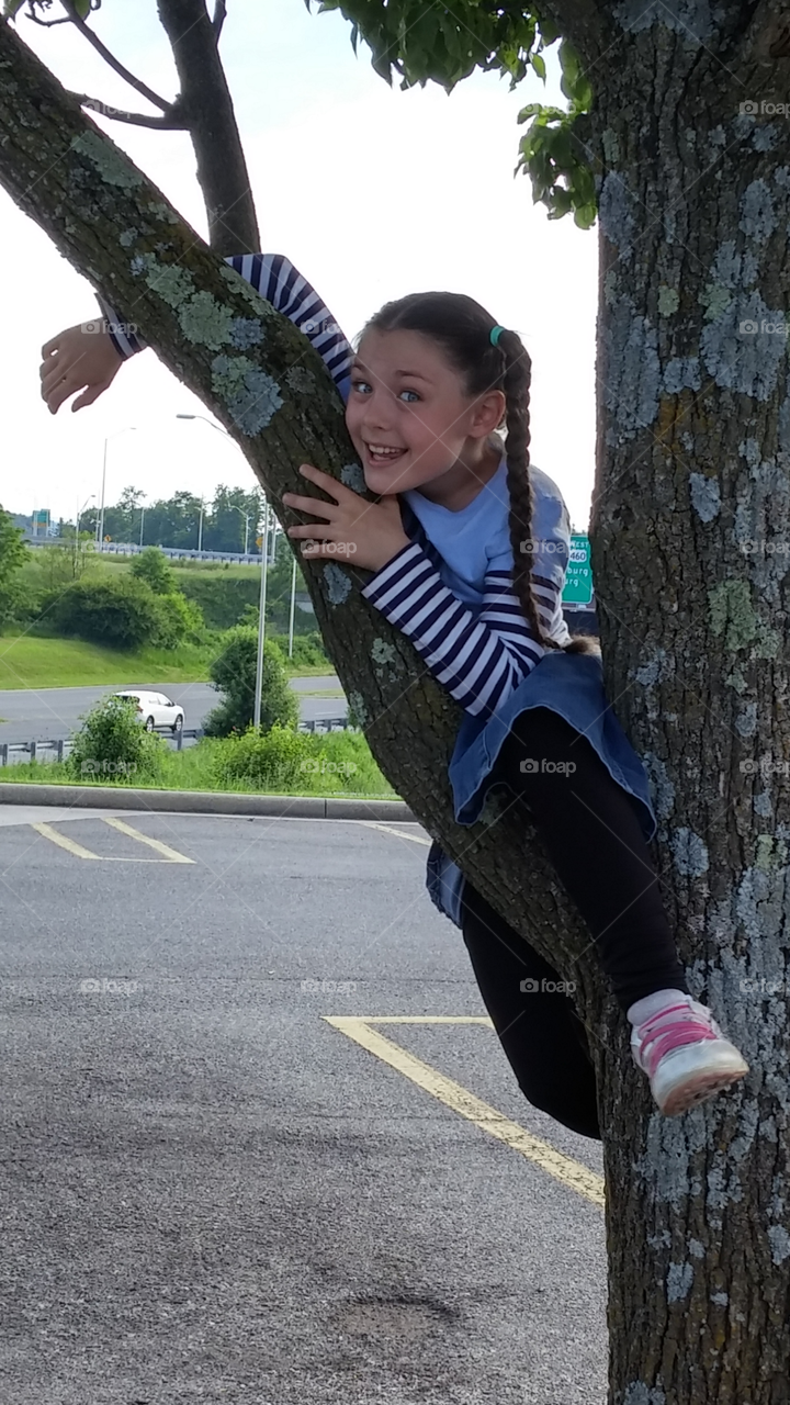 Tree, One, People, Outdoors, Girl