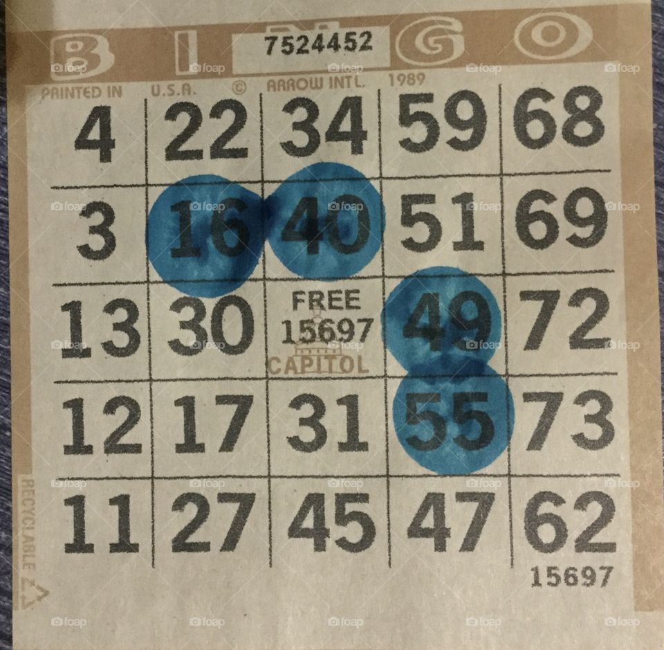 Bingo Paper 