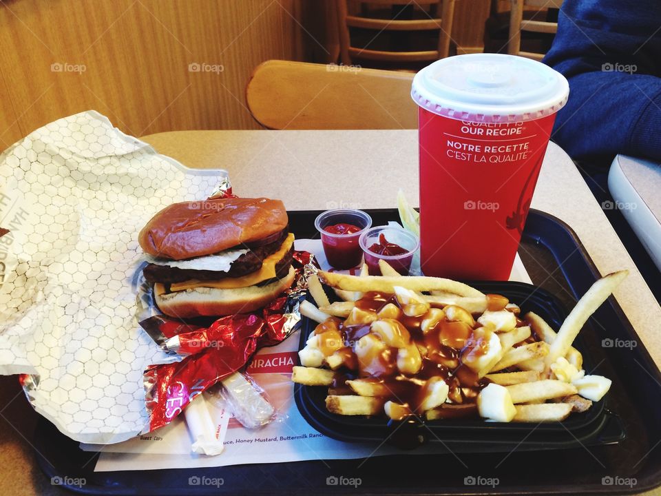 Wendy's meal certainly doesn't look like the commercials! 